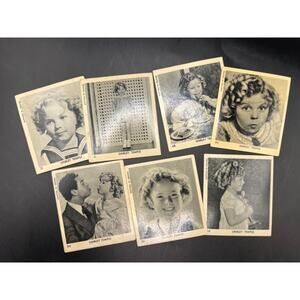 7 - 1935 Klene Gum Shirley Temple Cards Lot Little Princess, Little Colonel